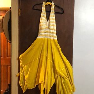 Halter top Mexican dress